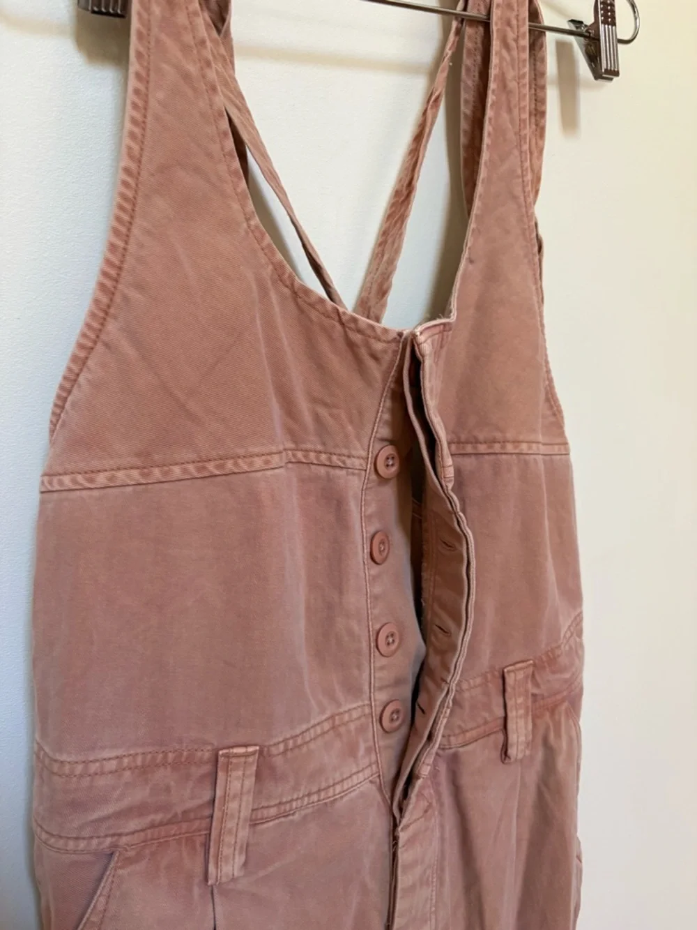 NWOT Free People Must Have Wide-Leg Overalls Size Small